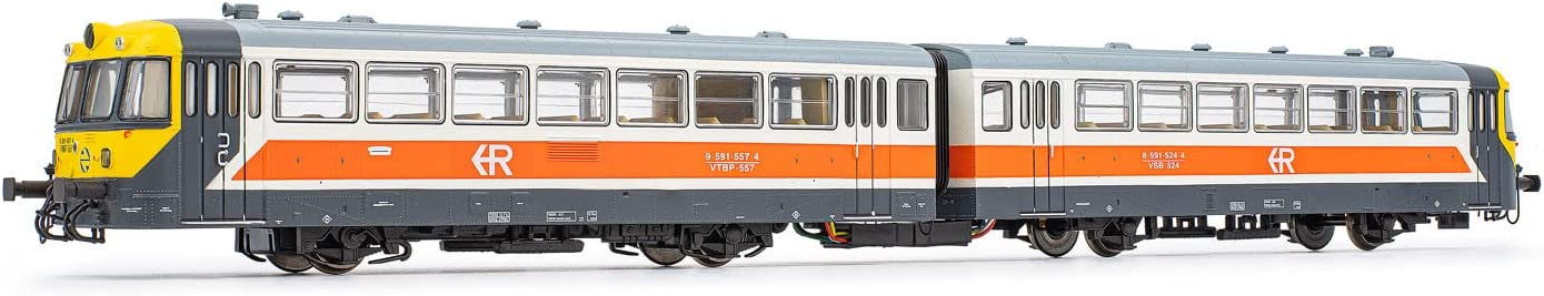 Electrotren 1002 H0 - Plateforme Avec Deux Voitures Eko Ep.III - Train Miniature Espagnol