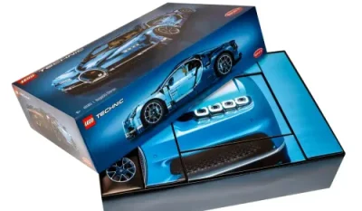 bugatti chiron 42083 lego technic unboxing