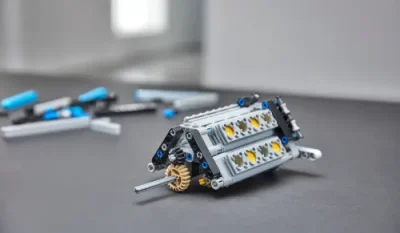 bugatti chiron lego technic motor