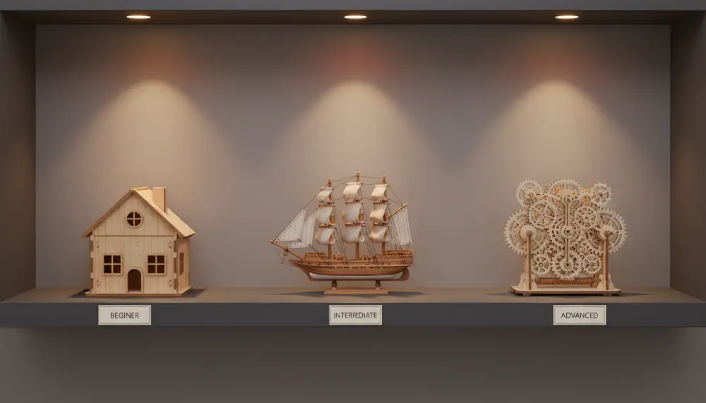 Tipos de maqueta de madera