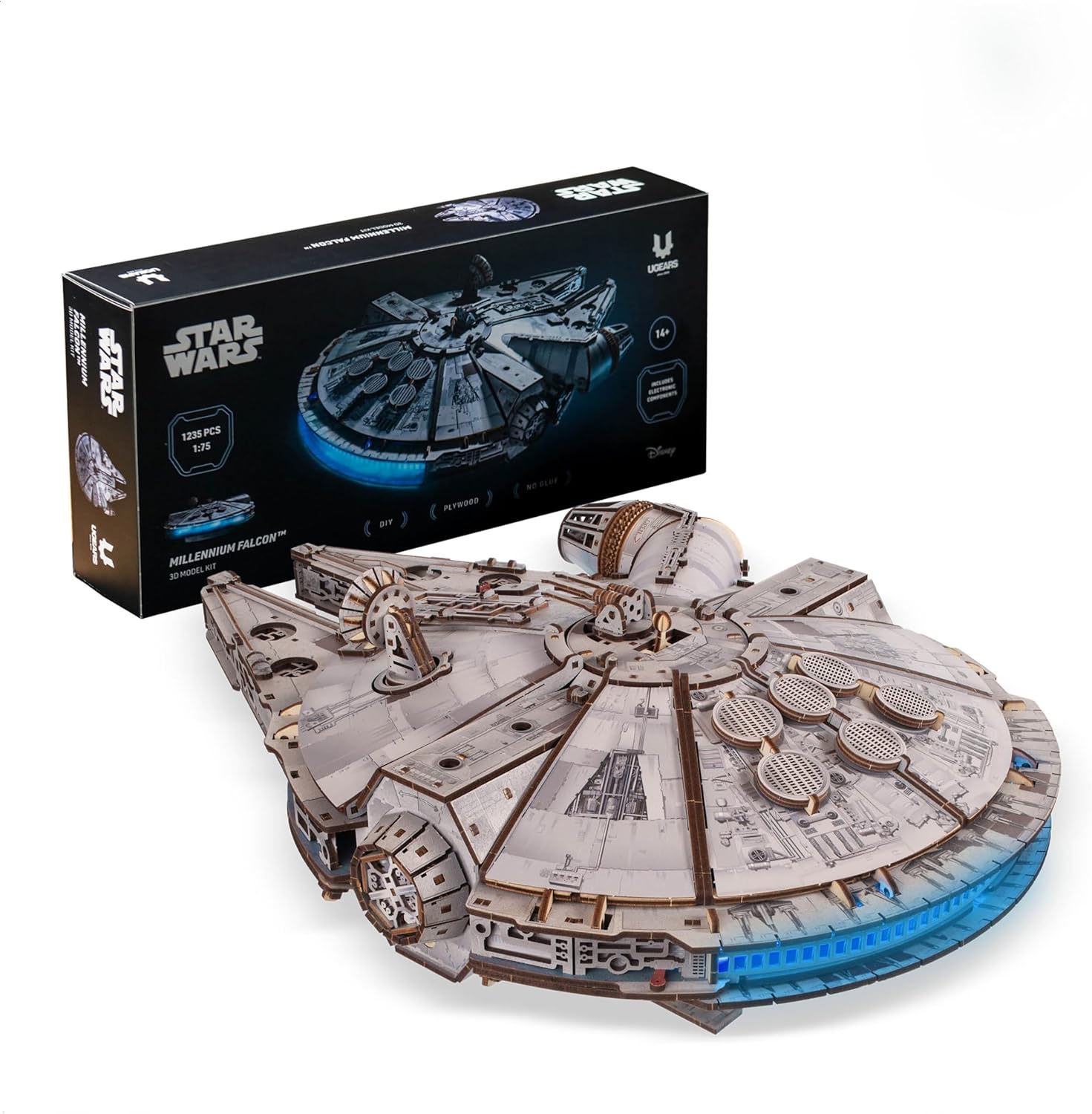 UGEARS Star Wars Millennium Falcon Puzzle 3D